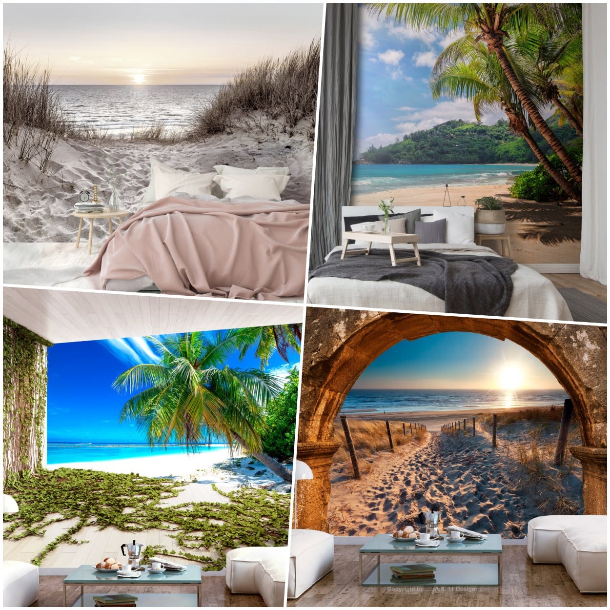 Wall Murals with beaches a relaxing coastal atmosphere Tagged