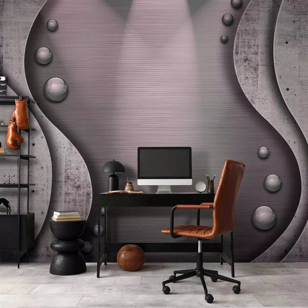 3D fototapetes ar abstrakta fonu violetos toņos - pirkt Tapetenshop.lv