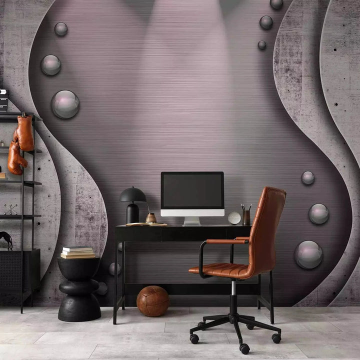 3D fototapetes ar abstrakta fonu violetos toņos - pirkt Tapetenshop.lv