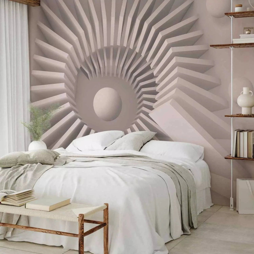 3D fototapetes ar perspektīvu - Futūristiska istaba, 96849 Tapetenshop.lv