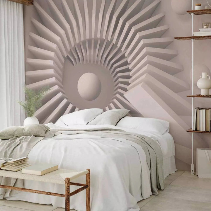 3D fototapetes ar perspektīvu - Futūristiska istaba, 96849 Tapetenshop.lv