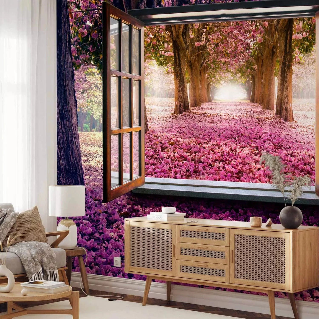 3D fototapetes ar perspektīvu - Maģiskais logs, 97319 Tapetenshop.lv