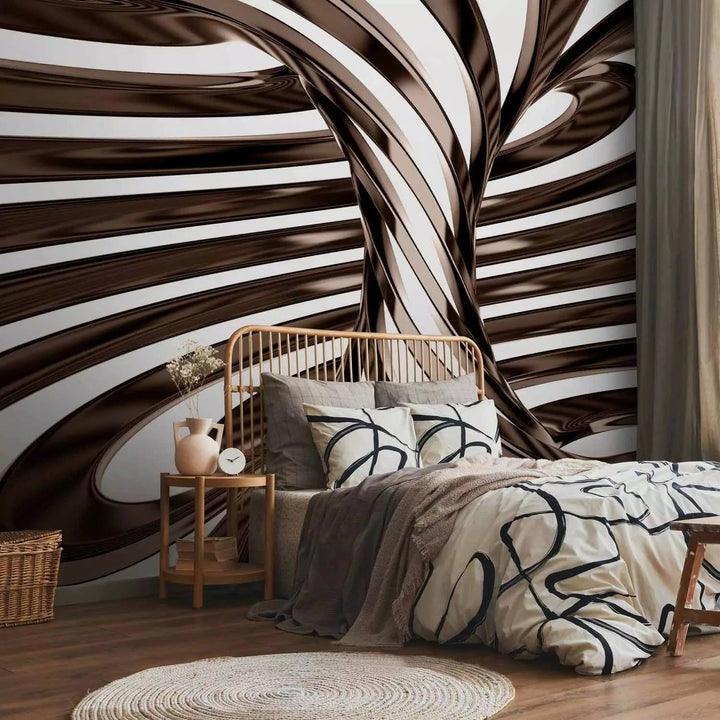 3D fototapetes ar perspektīvu - Šokolādes fantāzija, 97021 Tapetenshop.lv