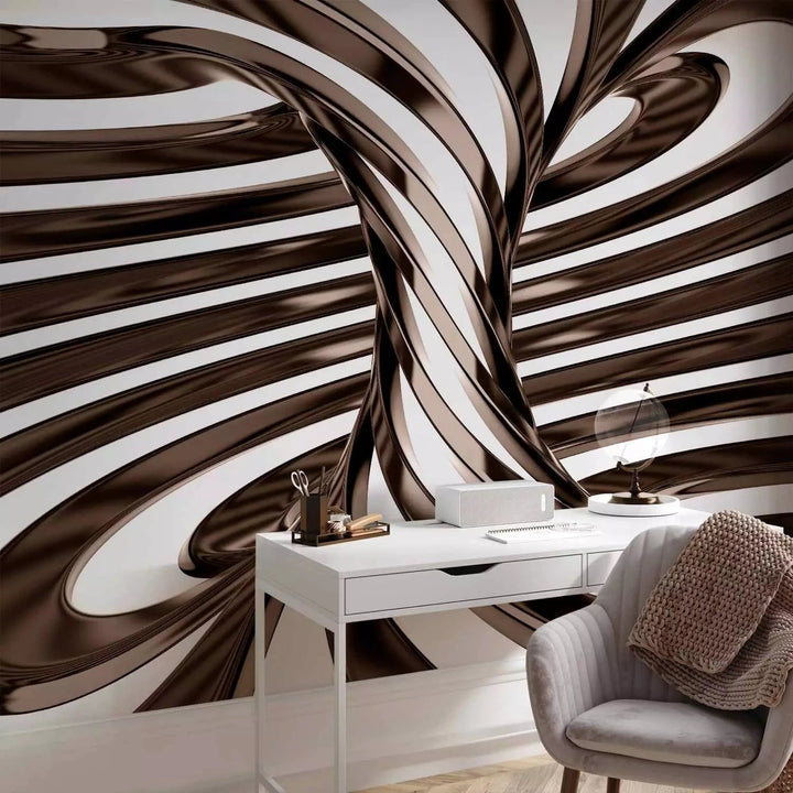 3D fototapetes ar perspektīvu - Šokolādes fantāzija, 97021 Tapetenshop.lv