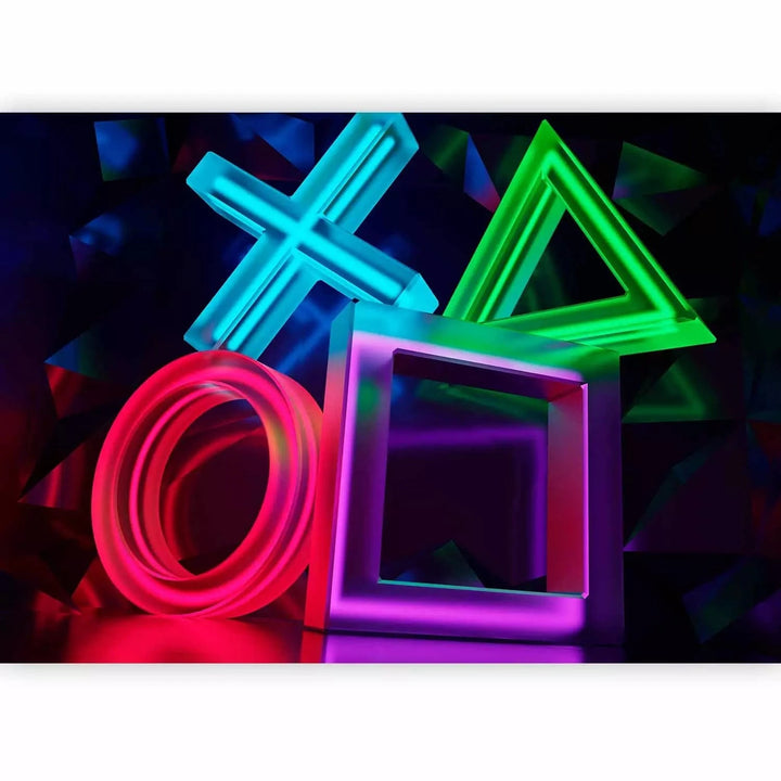 3D fototapetes jauniešu istabai - Lielā uzvara, speļu simboli Tapetenshop.lv