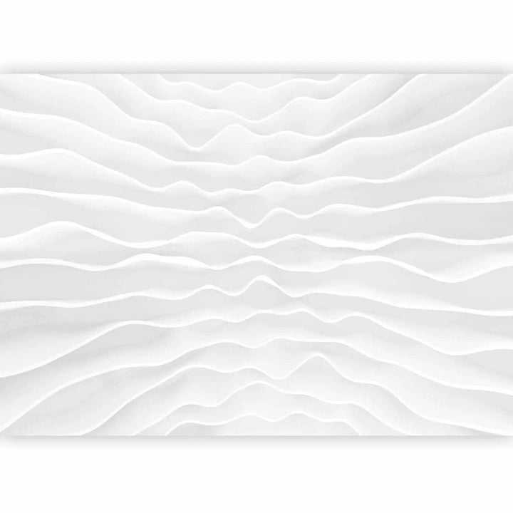 3D fototapetes - Origami, baltā krāsā - minimālismā dizains Tapetenshop.lv