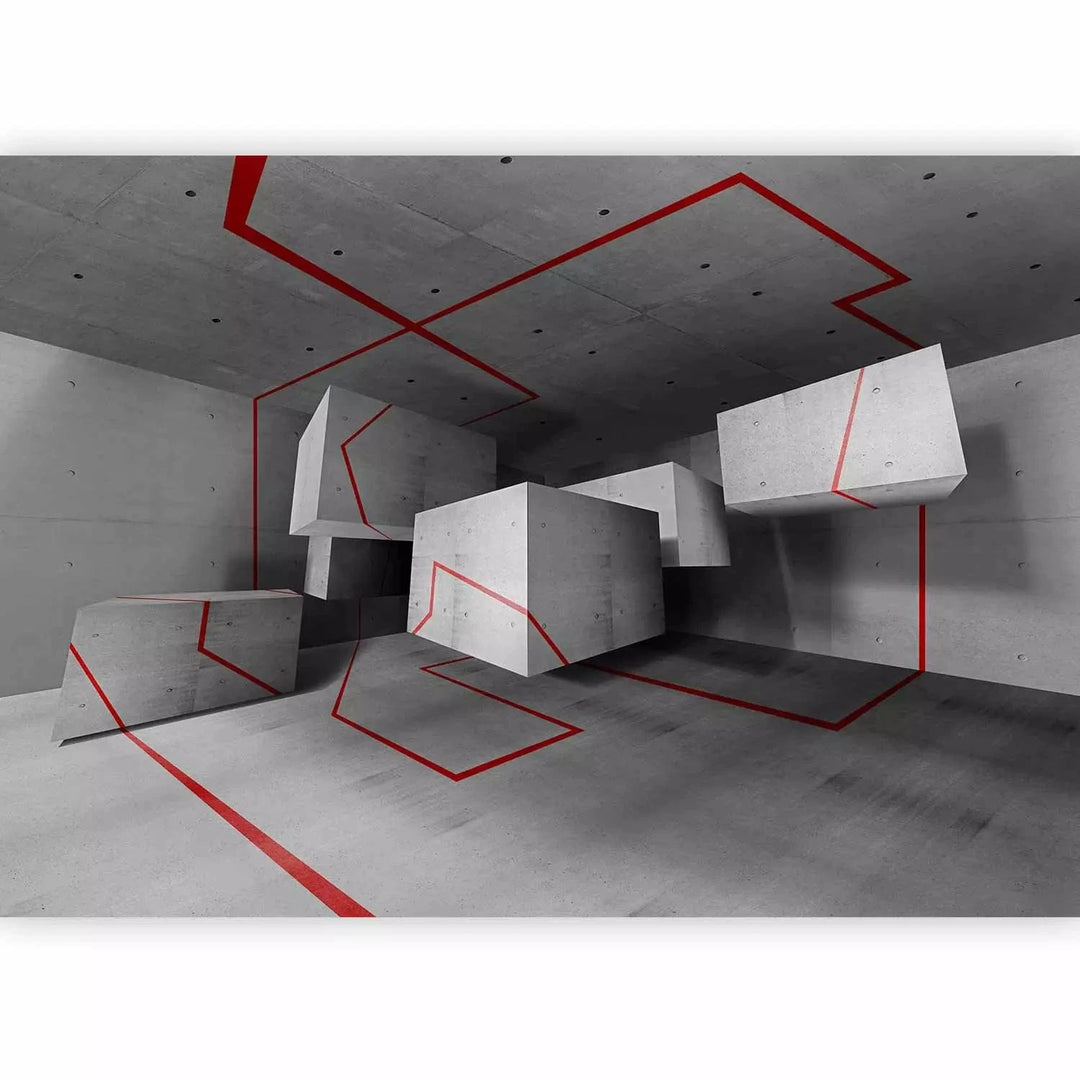 3D fototapetes - Sarkana trase, 97035 Tapetenshop.lv