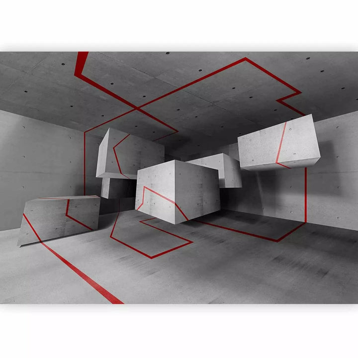 3D fototapetes - Sarkana trase, 97035 Tapetenshop.lv