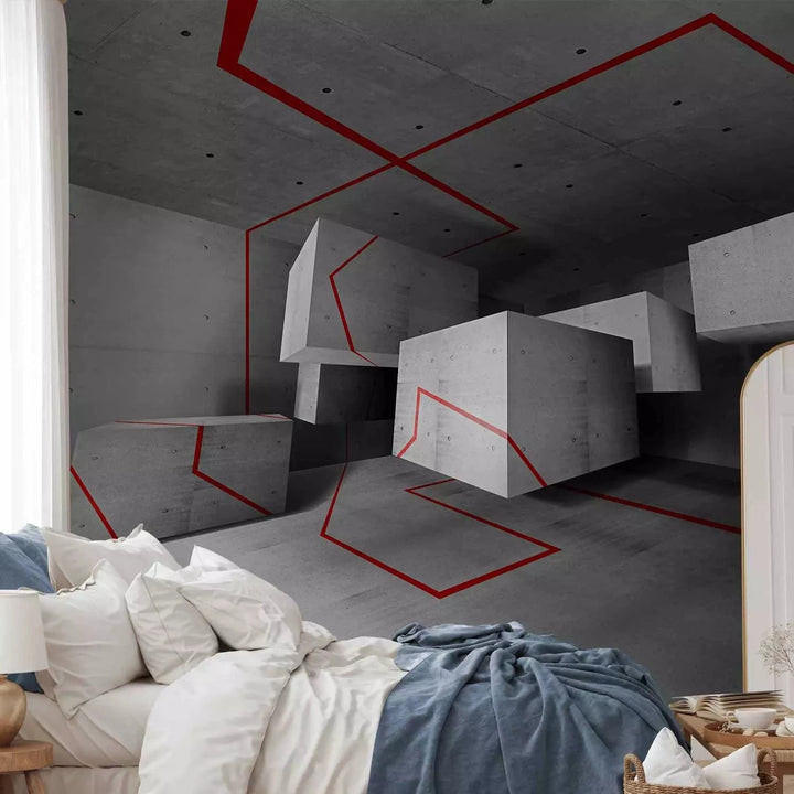 3D fototapetes - Sarkana trase, 97035 Tapetenshop.lv