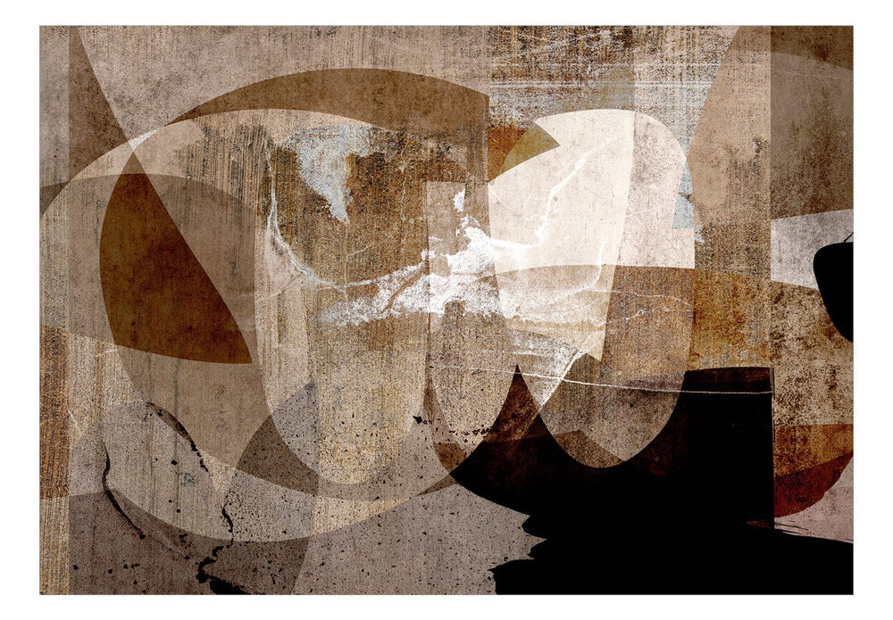 Abstraktas fototapetes brūnā krāsā - Abstraktā secība, 142537 G-ART