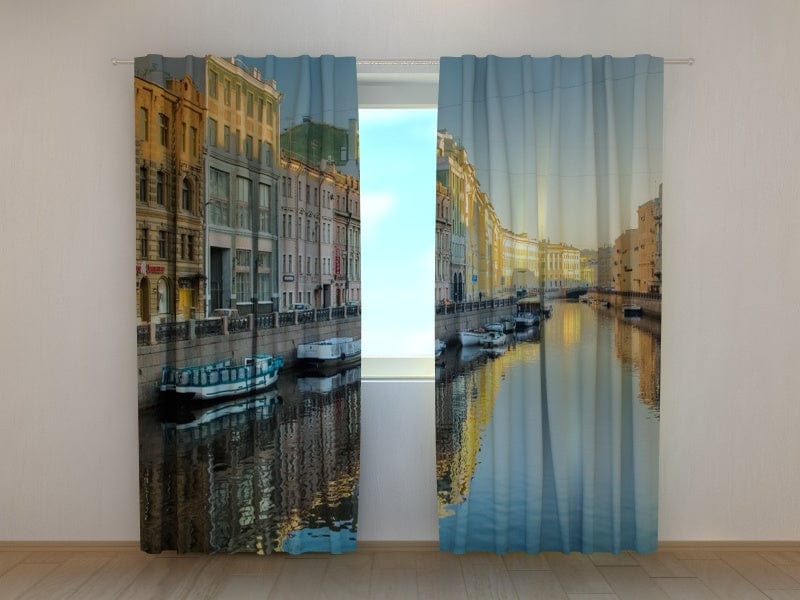 Dienas un nakts aizkari - Vakara Sanktpēterburga Tapetenshop.lv