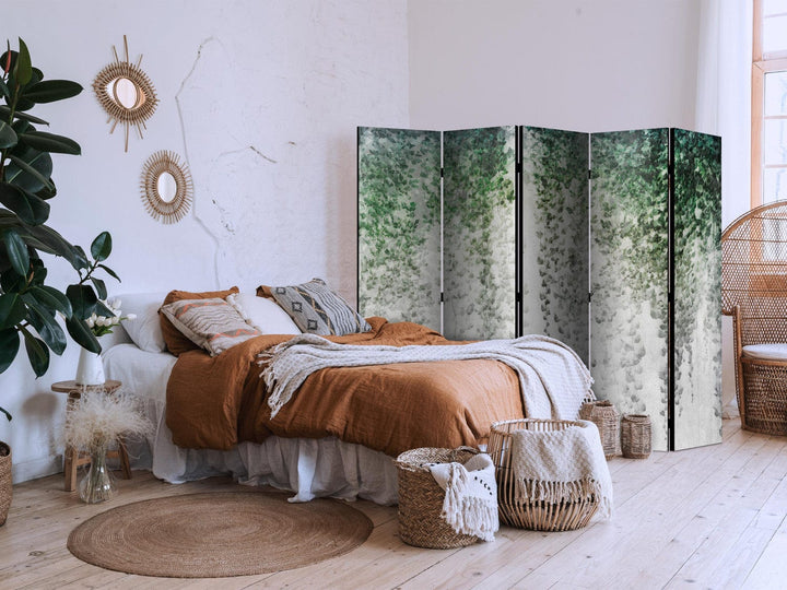 Aizslietnis guļamistabai - Kompozīcija ar tumšu efeju, 225x172 cm ART