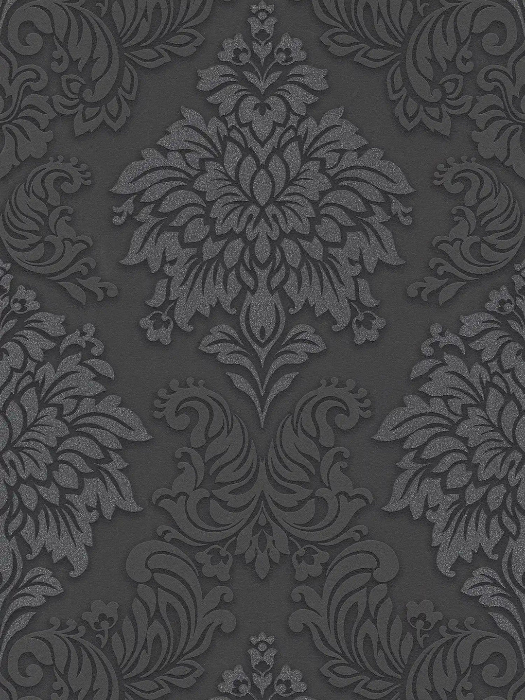 Tapetes guļamistabai - Melnas baroka stilā ar spīdumu, AS 368984 AS Creation