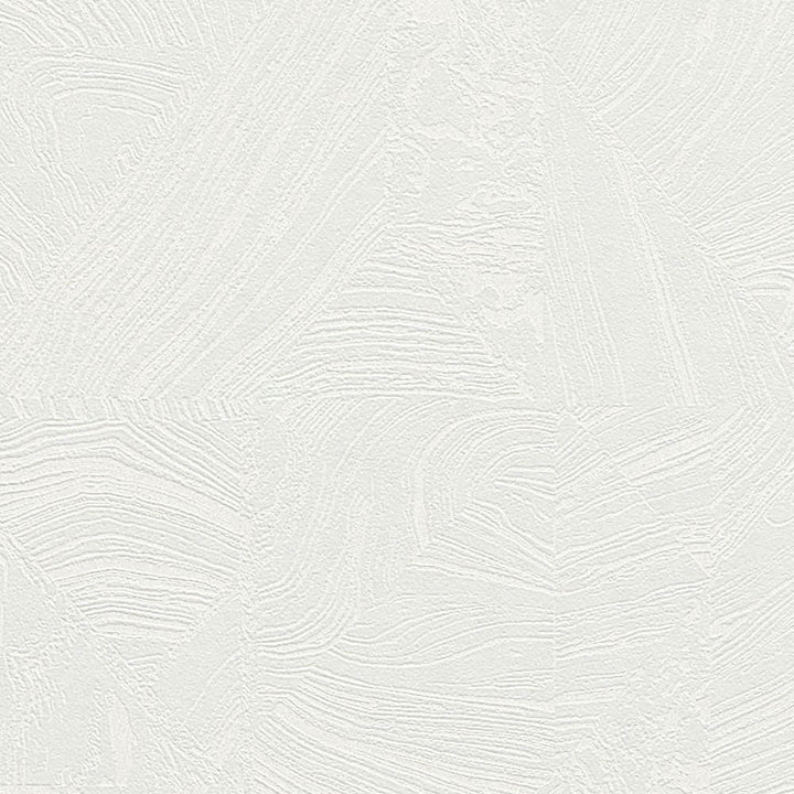 Ekoloģiskas tapetes ar abstrakta rakstu baltā krāsā - 3747067, Bez PVC Tapetenshop.lv