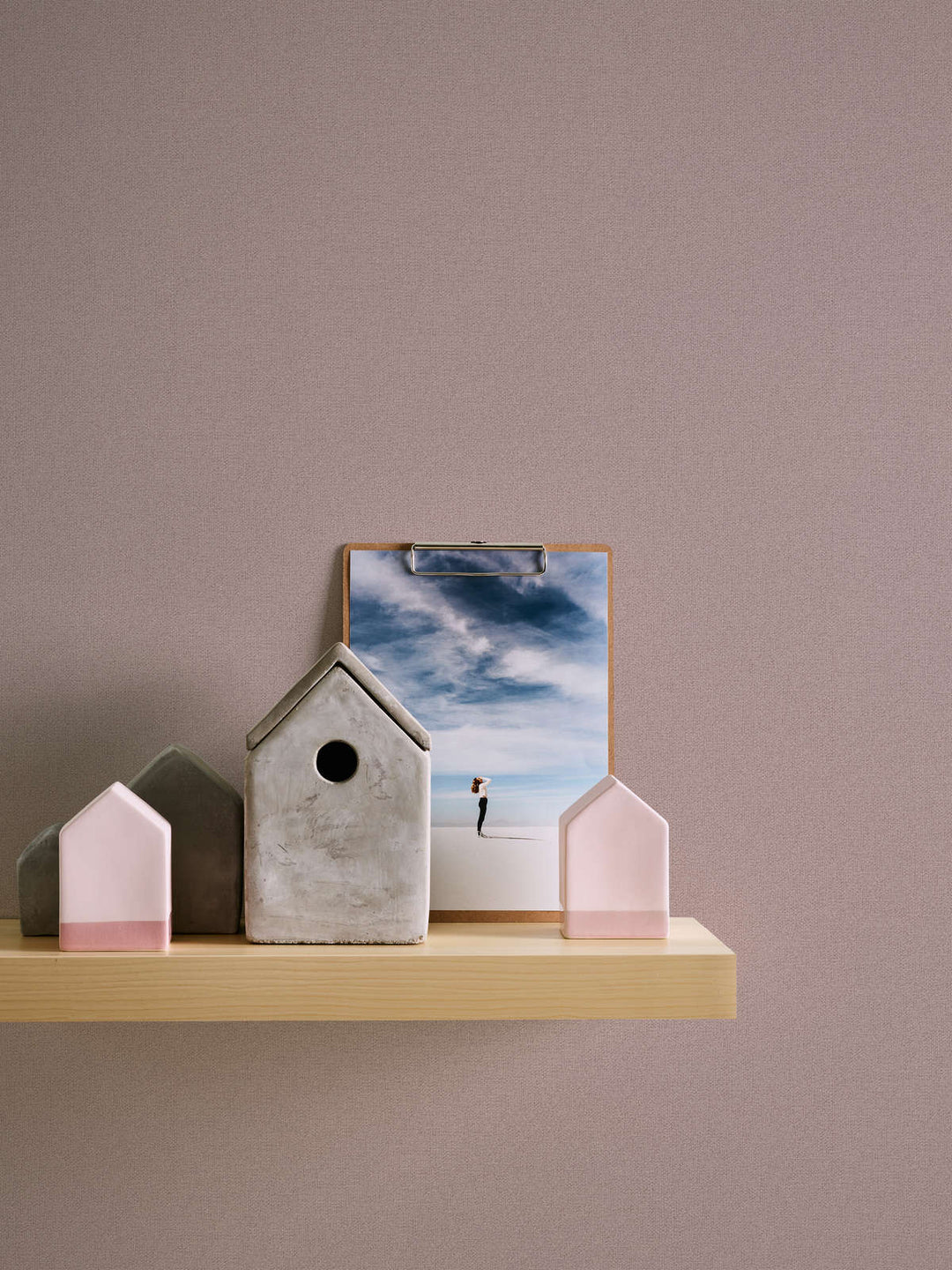 Ekoloģiskas vienkrāsainas tapetes, bez PVC: brūnos toņos - 386668 AS Creation