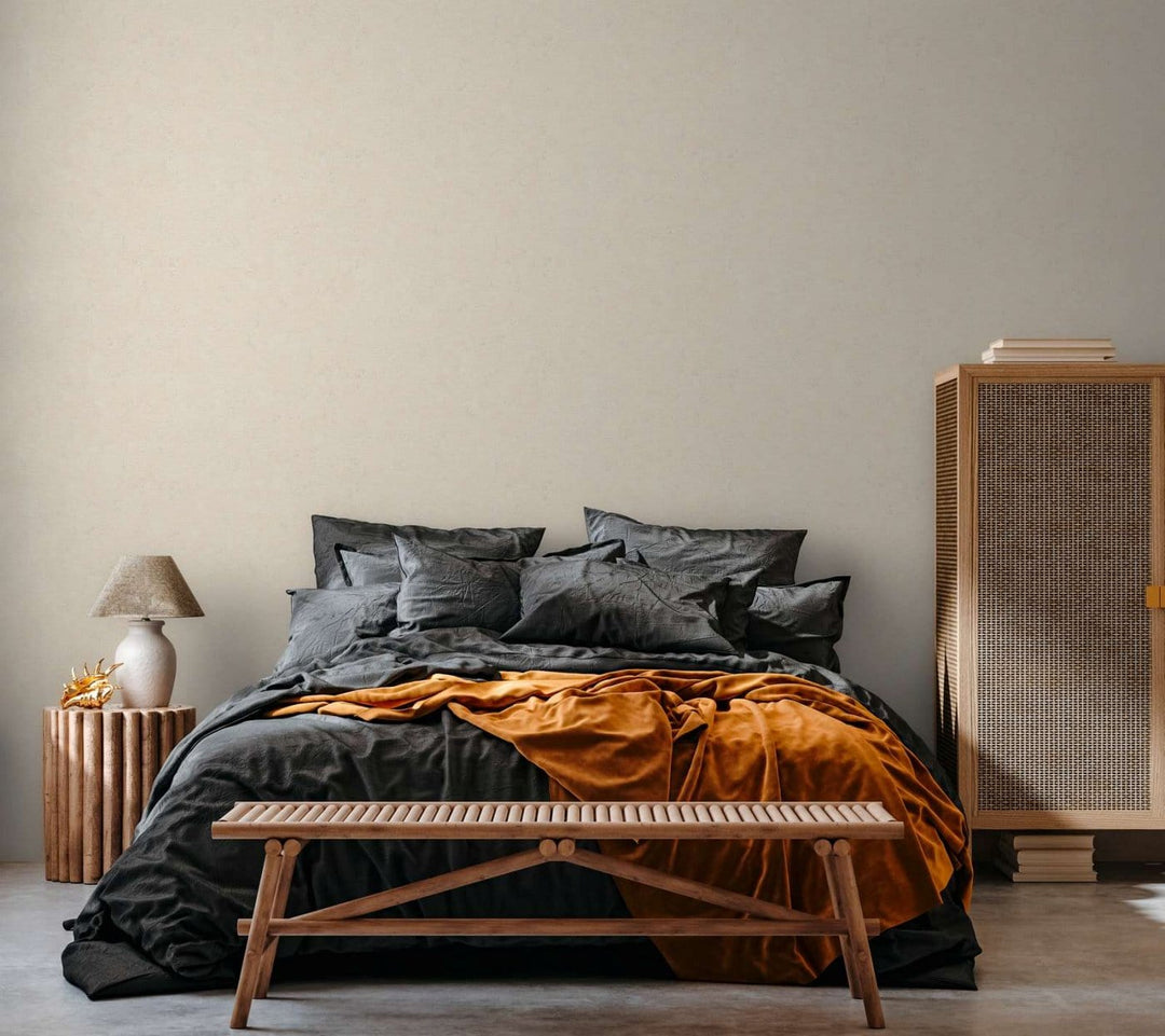 Flizelīna tapetes - apmetuma izskats bēšā krāsā, 393874 AS Creation