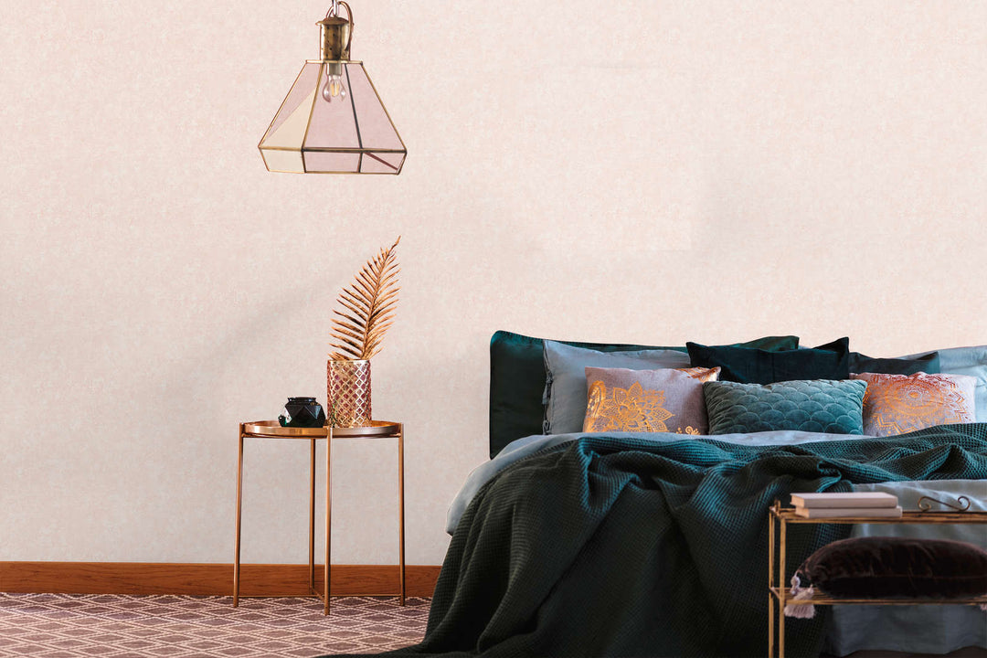 Flizelīna tapetes ar apmetuma izskatu rozā krāsā - 1376056 AS Creation