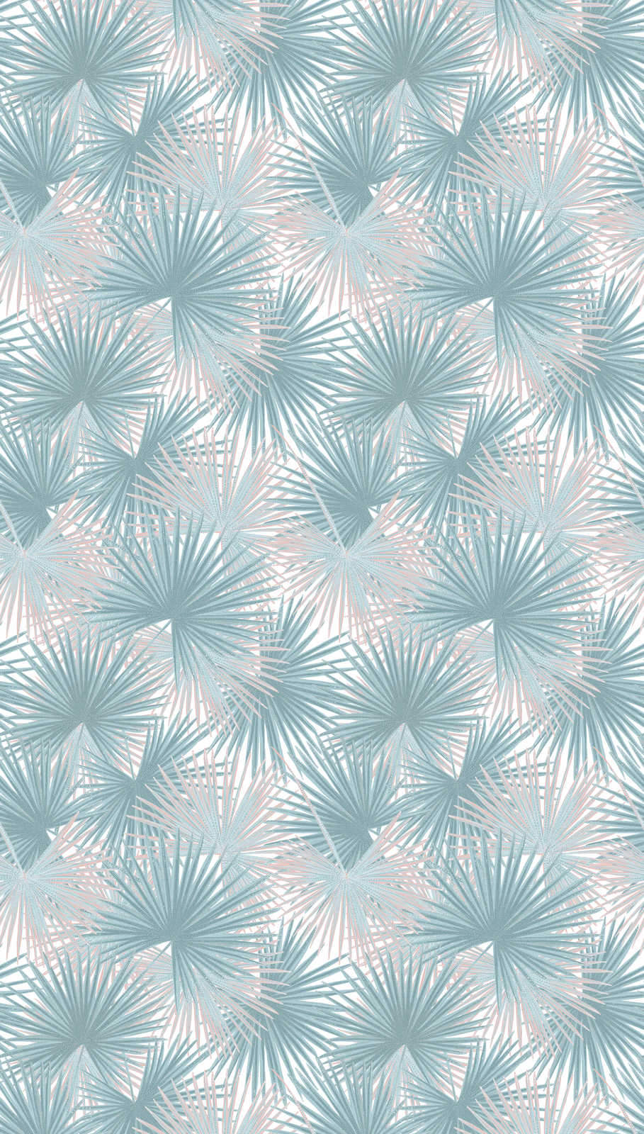 Flizelīna tapetes ar lielām lapām zilos toņos - 1375243 AS Creation