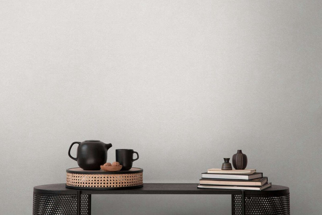 Flizelīna tapetes - gaiši pelēkā krāsā, matētas ar nelielu tekstūru - 393415 AS Creation