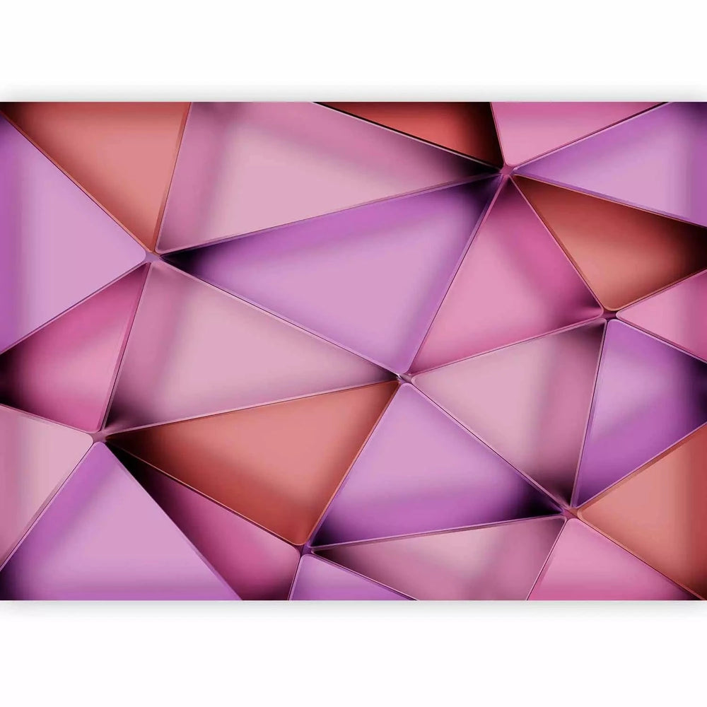 Fototapetes 3D - Mūsdienīga kompozīcija violetos toņos, 135538 Tapetenshop.lv