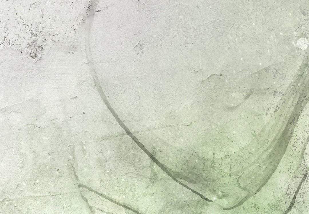 Zaļas fototapetes - Mūsdienīga abstrakcija imitē marmoru - 138240 G-ART