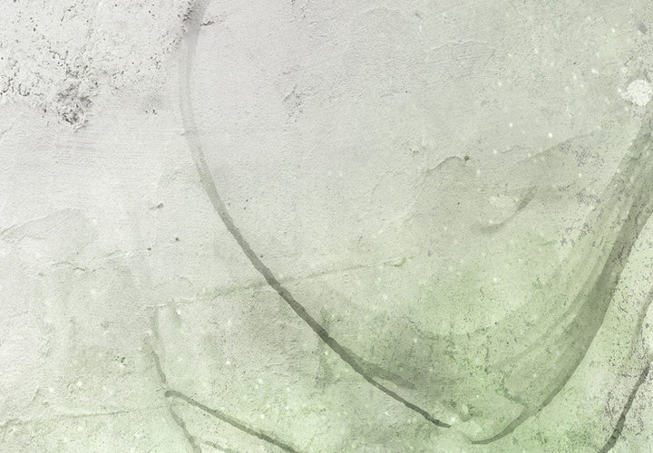 Zaļas fototapetes - Mūsdienīga abstrakcija imitē marmoru - 138240 G-ART