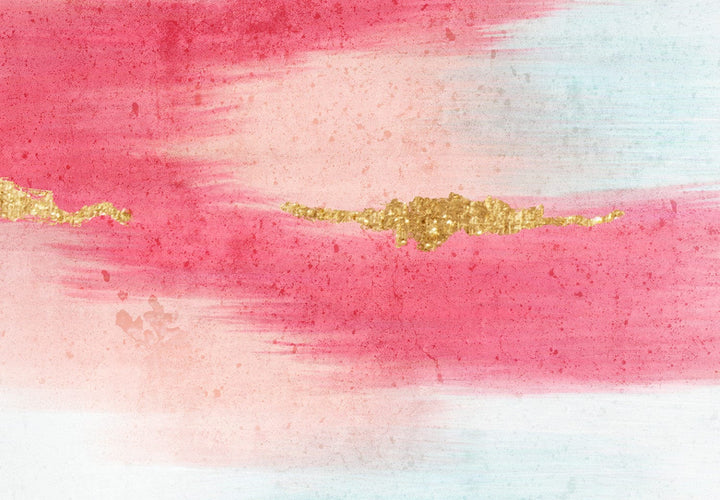 Fototapetes - Abstrakcija rozā, baltā un zilā krāsā - 138525 G-ART