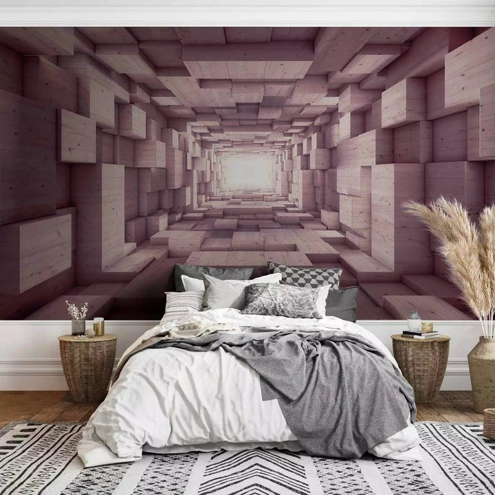 Fototapetes - Abstraktā telpa violetos toņos - pirkt online G-ART