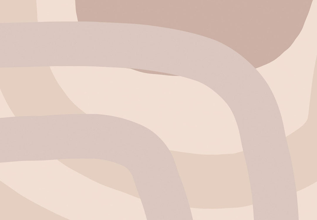 Fototapetes - Abstraktas formas bēšos toņos - 142541 G-ART