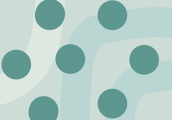 Fototapetes - Abstraktas formas zilos toņos - 142543 G-ART