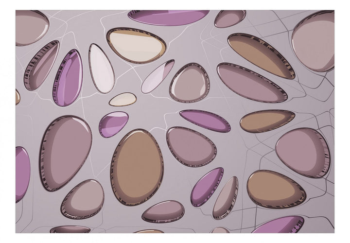 Fototapetes - Abstraktie akmeņi violetos toņos, 134492 G-ART