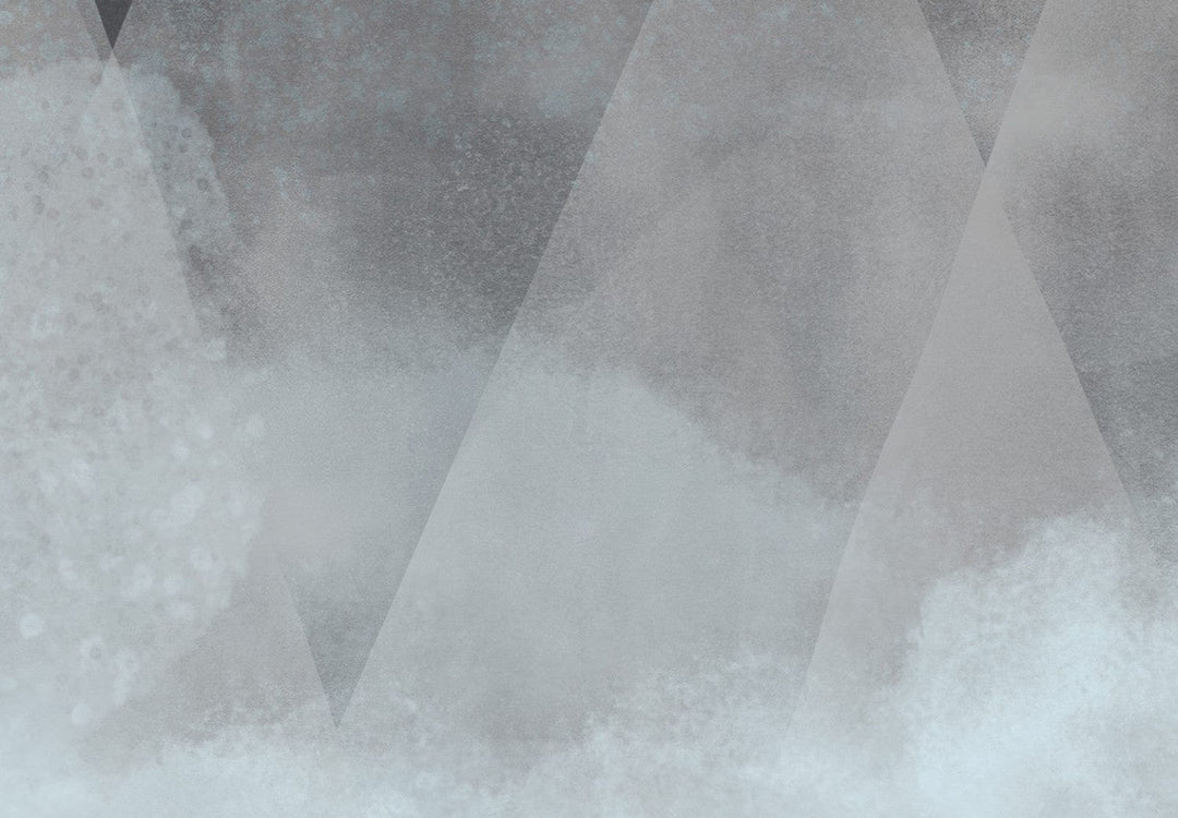 Fototapetes - Ainava ar kalniem uz melna fona - 138828 G-ART