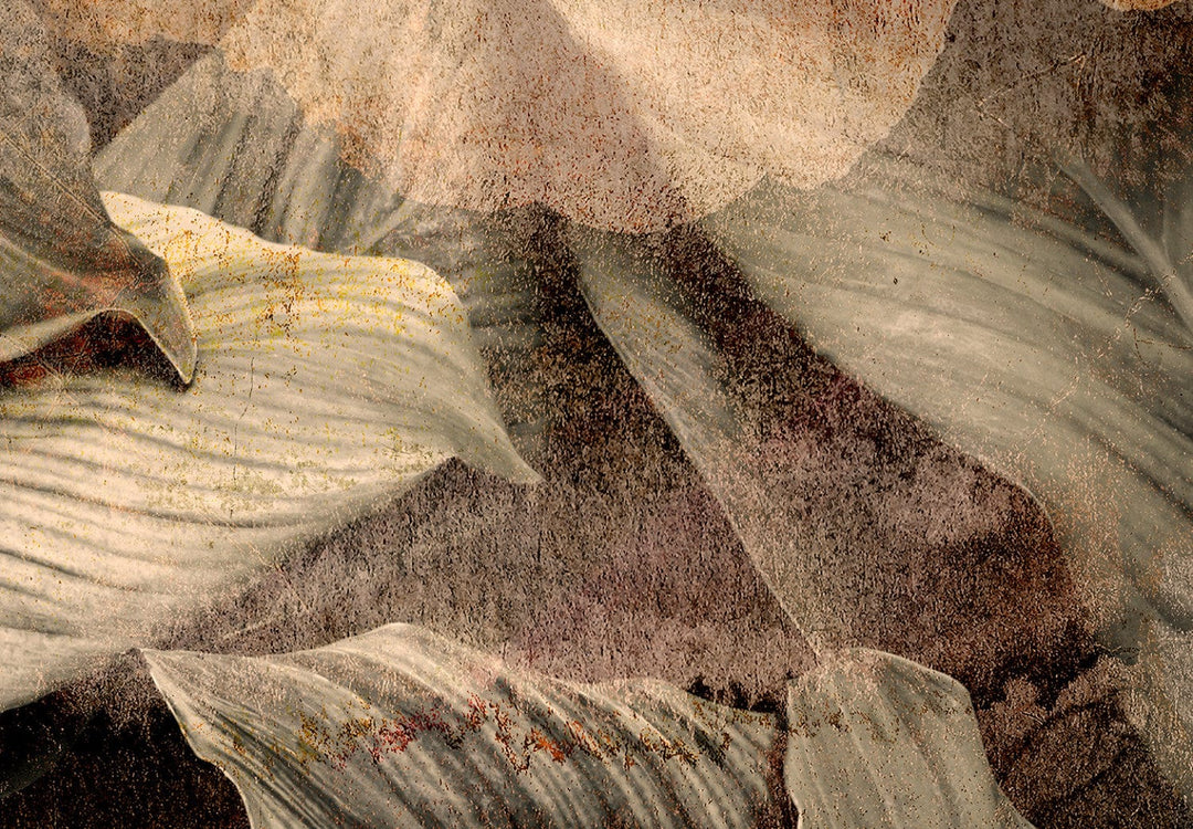 Tropiskas fototapetes - Apzeltītas lapas - 137924 G-ART