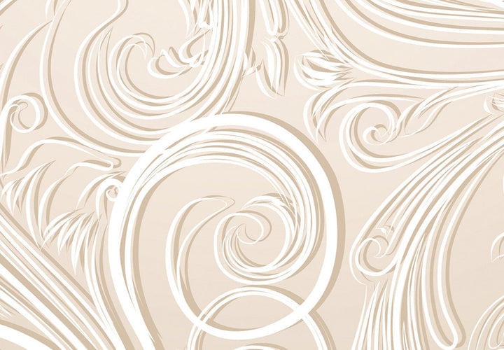 Fototapetes - Apzeltīti ziedi uz perlamutra krāsas fona - 137850 G-ART