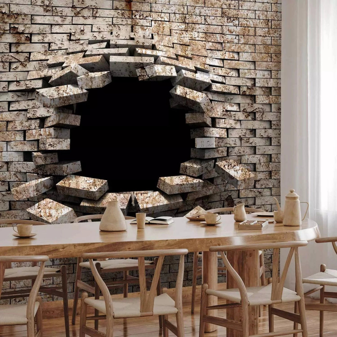 Fototapetes ar 3D optisko ilūziju - Ieeja, 60928 Tapetenshop.lv