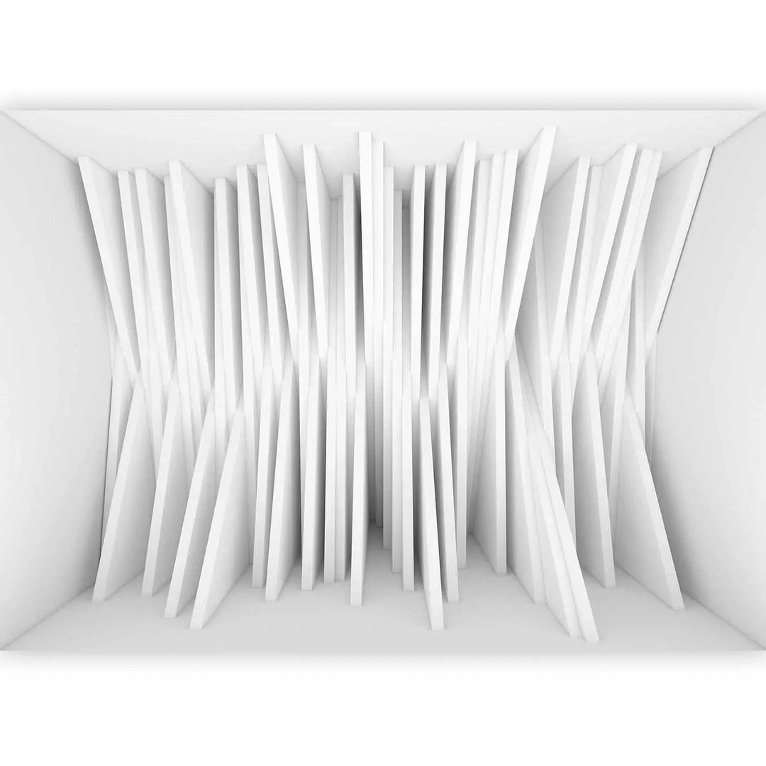 Fototapetes ar 3D optisku ilūziju - Baltā balanss, 92008 Tapetenshop.lv