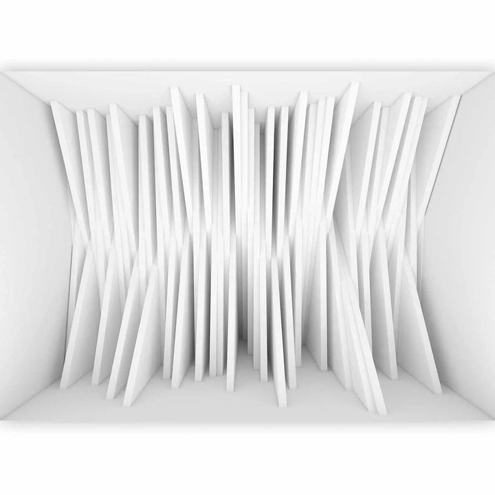 Fototapetes ar 3D optisku ilūziju - Baltā balanss, 92008 Tapetenshop.lv