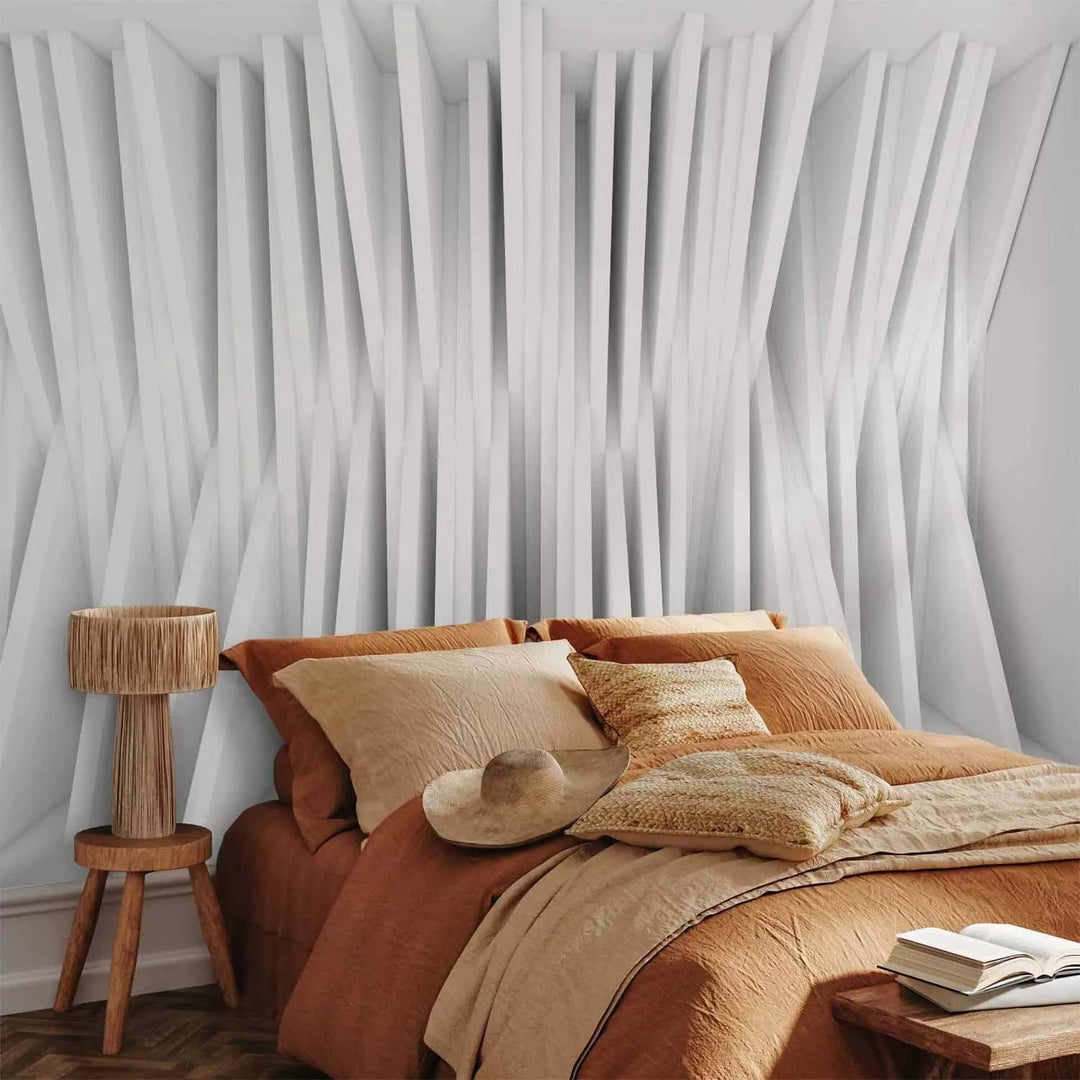 Fototapetes ar 3D optisku ilūziju - Baltā balanss, 92008 Tapetenshop.lv