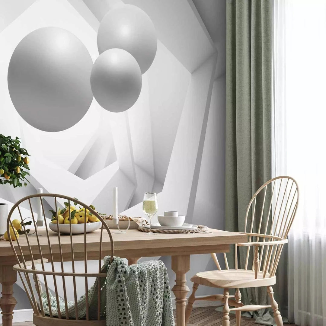 Fototapetes ar 3D optisku ilūziju - Futūristiska abstrakcija, 92684 Tapetenshop.lv