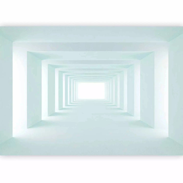 Fototapetes ar 3D optisku ilūziju gaiši zilos toņos - Atpūta, 94217 Tapetenshop.lv