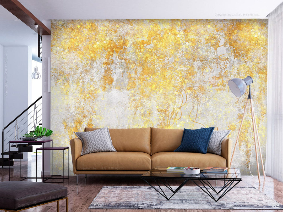Fototapetes ar abstrakciju zeltā krāsā - Pazudušais zelts, 137301 G-ART