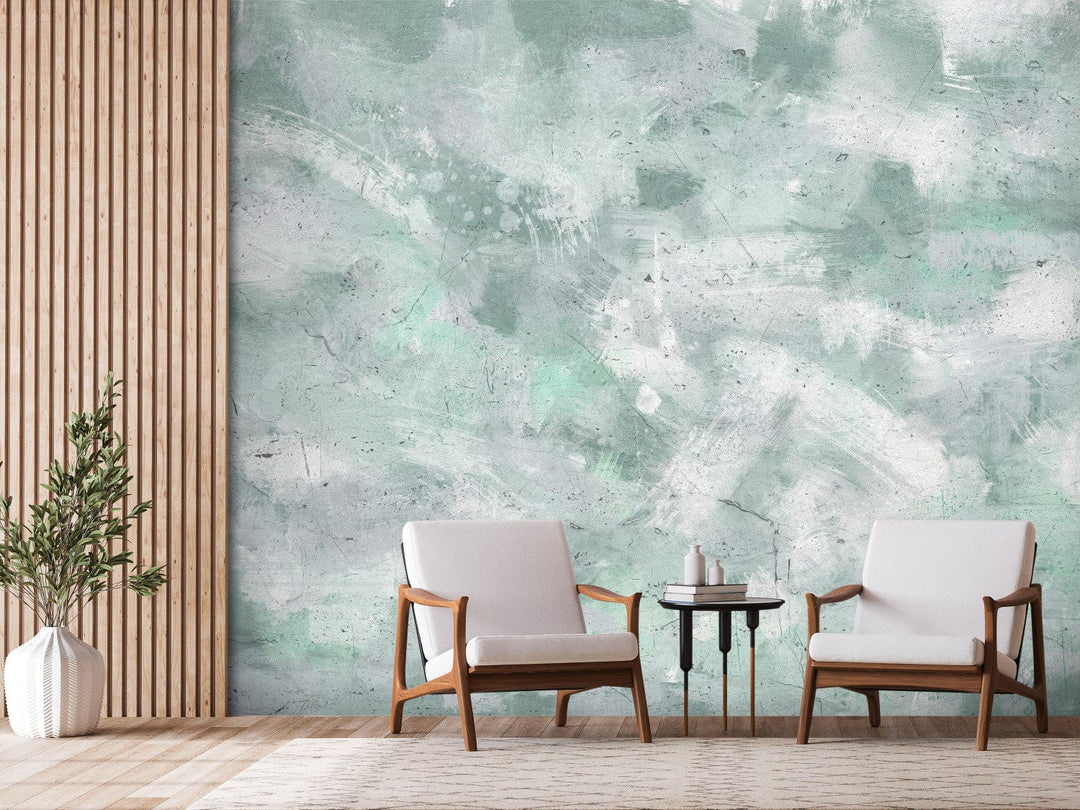 Fototapetes ar abstrakciju - Piparmētru abstrakcija - 135553 G-ART