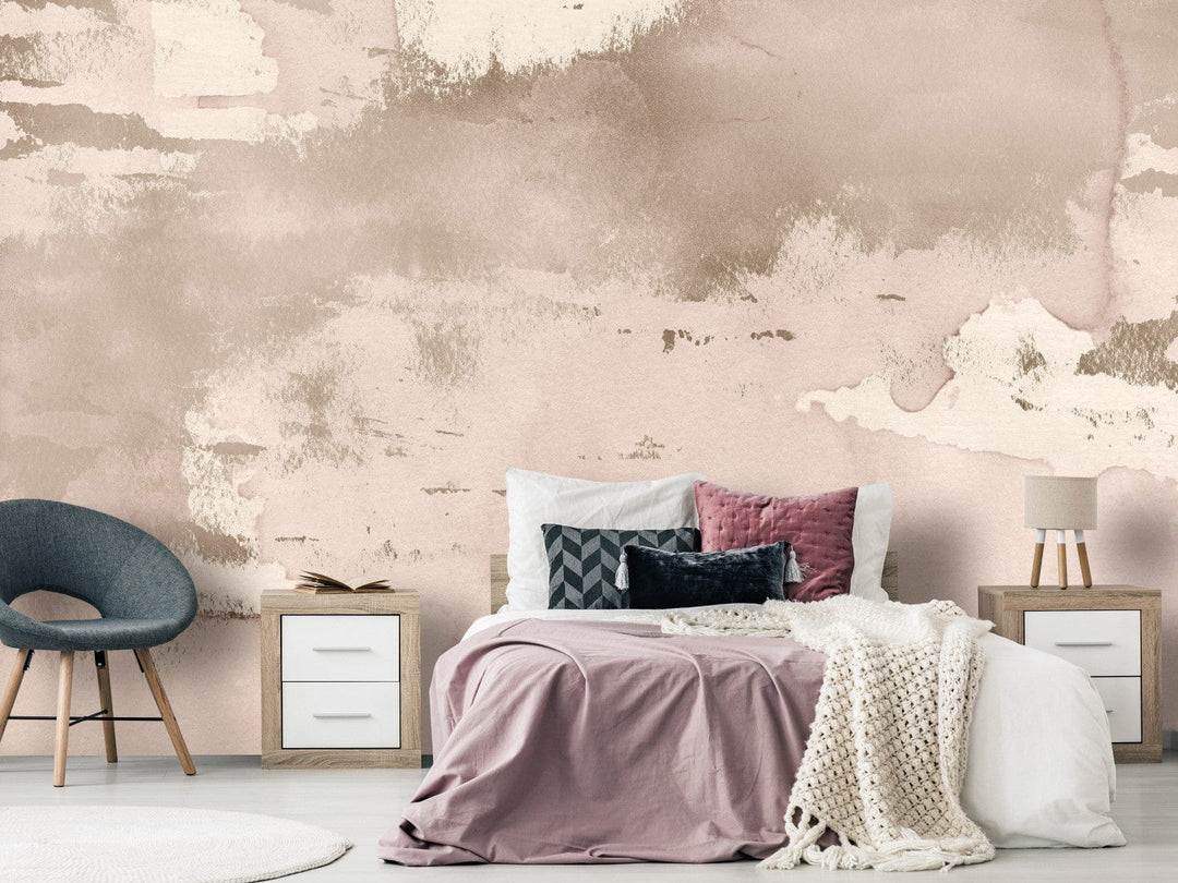 Fototapetes ar abstrakta fonu - Abstraktā migla bēšā krāsā - 143184 G-ART