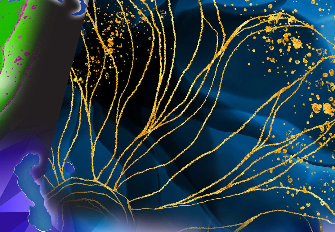 Fototapetes ar abstrakta pasaules karti - Pasaules krāsās - 142989 G-ART