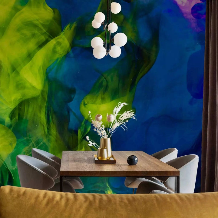 Fototapetes ar abstrakta rakstu - Krāsu trakums - Jauniešiem G-ART