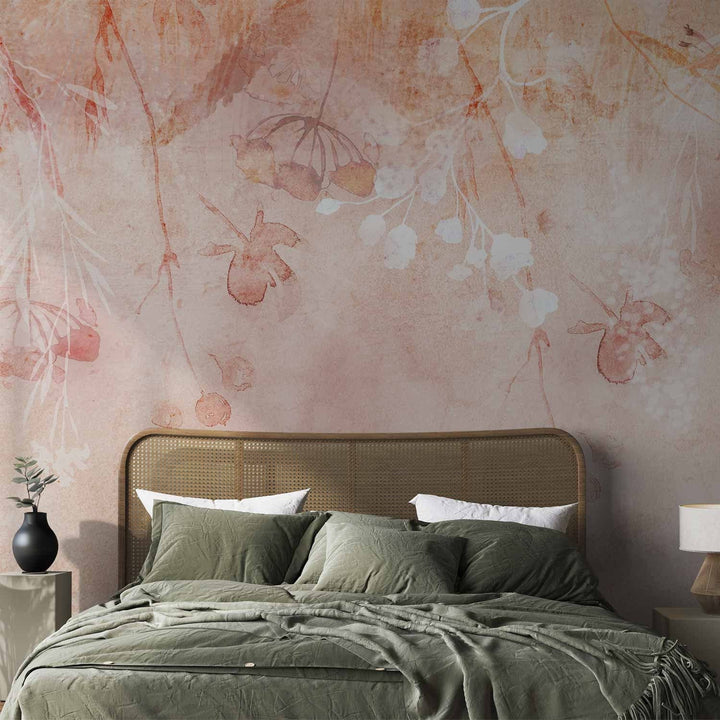 Fototapetes ar dabas motīviem - Smalkā daba (persiku toņos) G-ART