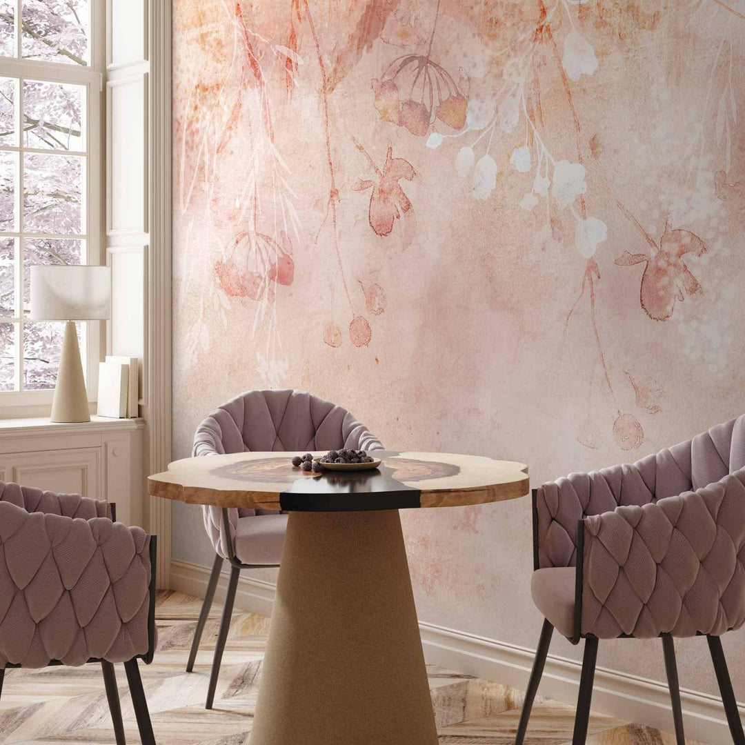 Fototapetes ar dabas motīviem - Smalkā daba (persiku toņos) G-ART