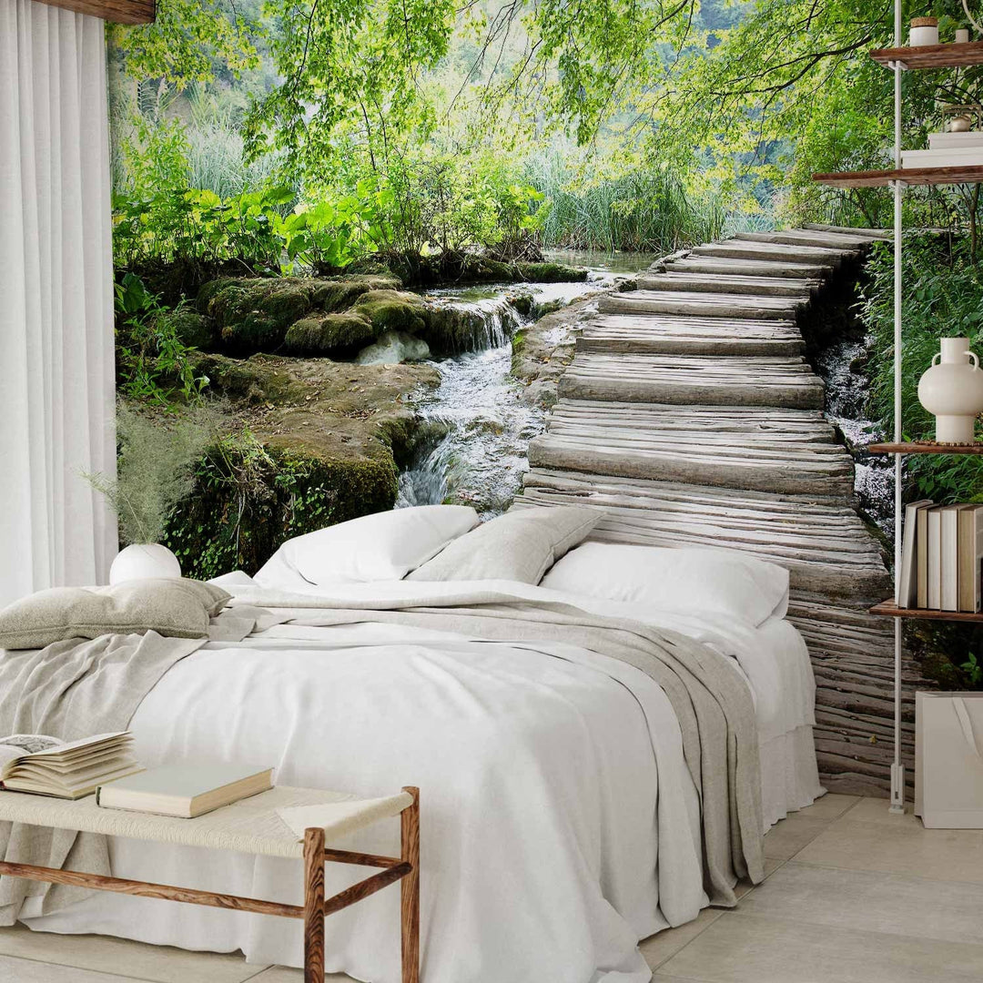 Fototapetes ar dabu mierīgām interjeram - Meža ceļš - 60506  G-ART