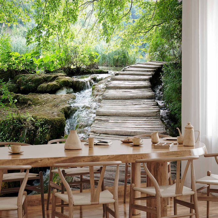 Fototapetes ar dabu mierīgām interjeram - Meža ceļš - 60506  G-ART
