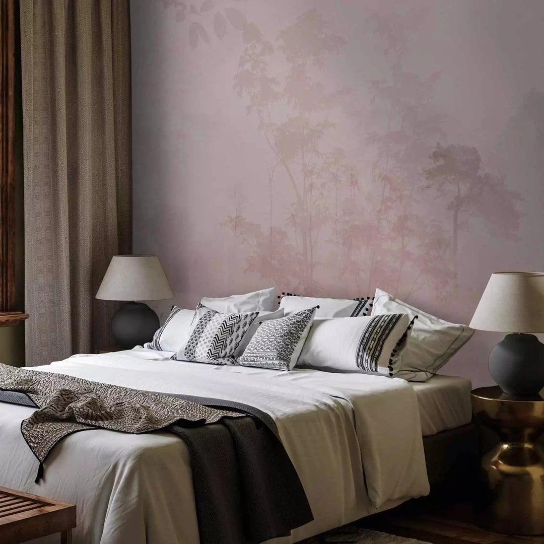 Fototapetes ar flamingo Dawn Pink rozā krāsā G-ART